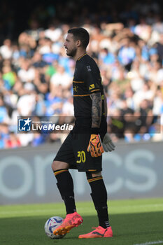 2024-05-26 - Wladimiro Falcone of US Lecce in action during the Serie A Match between SSC Napoli vs US Lecce at Diego Armando Maradona Stadium - SSC NAPOLI VS US LECCE - ITALIAN SERIE A - SOCCER