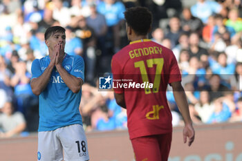 2024-05-26 - Giovanni Simeone of SSC Napoli gestures during the Serie A Match between SSC Napoli vs US Lecce at Diego Armando Maradona Stadium - SSC NAPOLI VS US LECCE - ITALIAN SERIE A - SOCCER