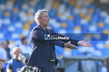 2024-05-26 - Luca Gotti manager of U.S. Lecce gestures during the Serie A Match between SSC Napoli vs US Lecce at Diego Armando Maradona Stadium - SSC NAPOLI VS US LECCE - ITALIAN SERIE A - SOCCER