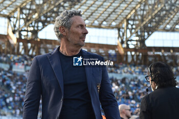 2024-05-26 - Luca Gotti manager of U.S. Lecce gestures during the Serie A Match between SSC Napoli vs US Lecce at Diego Armando Maradona Stadium - SSC NAPOLI VS US LECCE - ITALIAN SERIE A - SOCCER