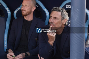 2024-05-26 - Luca Gotti manager of U.S. Lecce gestures during the Serie A Match between SSC Napoli vs US Lecce at Diego Armando Maradona Stadium - SSC NAPOLI VS US LECCE - ITALIAN SERIE A - SOCCER