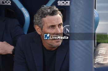 2024-05-26 - Luca Gotti manager of U.S. Lecce gestures during the Serie A Match between SSC Napoli vs US Lecce at Diego Armando Maradona Stadium - SSC NAPOLI VS US LECCE - ITALIAN SERIE A - SOCCER