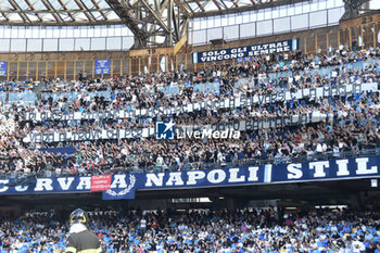 2024-05-26 - SSC Napoli fans against his team during the Serie A Match between SSC Napoli vs US Lecce at Diego Armando Maradona Stadium - SSC NAPOLI VS US LECCE - ITALIAN SERIE A - SOCCER