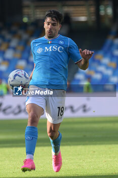 2024-05-26 - Giovanni Simeone of SSC Napoli in action during the Serie A Match between SSC Napoli vs US Lecce at Diego Armando Maradona Stadium - SSC NAPOLI VS US LECCE - ITALIAN SERIE A - SOCCER