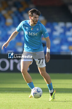 2024-05-26 - Khvicha Kvaratskhelia of SSC Napoli in action during the Serie A Match between SSC Napoli vs US Lecce at Diego Armando Maradona Stadium - SSC NAPOLI VS US LECCE - ITALIAN SERIE A - SOCCER