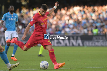 2024-05-26 - Santiago Pierotti of US Lecce in action during the Serie A Match between SSC Napoli vs US Lecce at Diego Armando Maradona Stadium - SSC NAPOLI VS US LECCE - ITALIAN SERIE A - SOCCER