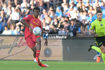 2024-05-26 - Patrick Dorgu of US Lecce in action during the Serie A Match between SSC Napoli vs US Lecce at Diego Armando Maradona Stadium - SSC NAPOLI VS US LECCE - ITALIAN SERIE A - SOCCER