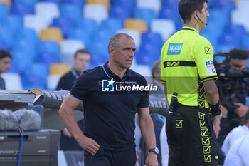 2024-05-26 - Francesco Calzona of SSC Napoli in action during the Serie A Match between SSC Napoli vs US Lecce at Diego Armando Maradona Stadium - SSC NAPOLI VS US LECCE - ITALIAN SERIE A - SOCCER