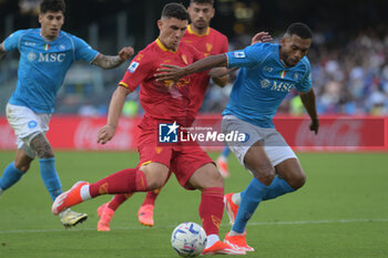 2024-05-26 - Roberto Piccoli of US Lecce in action during the Serie A Match between SSC Napoli vs US Lecce at Diego Armando Maradona Stadium - SSC NAPOLI VS US LECCE - ITALIAN SERIE A - SOCCER