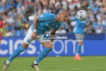 2024-05-26 - Leo Ostigard of SSC Napoli in action during the Serie A Match between SSC Napoli vs US Lecce at Diego Armando Maradona Stadium - SSC NAPOLI VS US LECCE - ITALIAN SERIE A - SOCCER