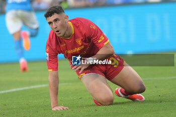 2024-05-26 - Roberto Piccoli of US Lecce gestures during the Serie A Match between SSC Napoli vs US Lecce at Diego Armando Maradona Stadium - SSC NAPOLI VS US LECCE - ITALIAN SERIE A - SOCCER