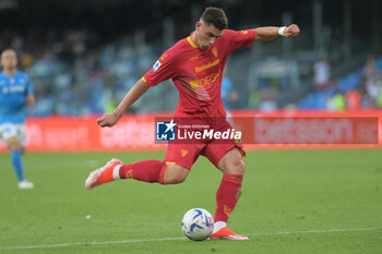 2024-05-26 - Roberto Piccoli of US Lecce in action during the Serie A Match between SSC Napoli vs US Lecce at Diego Armando Maradona Stadium - SSC NAPOLI VS US LECCE - ITALIAN SERIE A - SOCCER