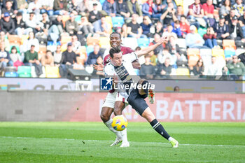 2024-03-16 - Udinese's Florian Thauvin in action against Torino's David Okereke - UDINESE CALCIO VS TORINO FC - ITALIAN SERIE A - SOCCER
