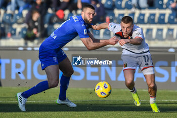 2024-02-03 - Ruslan Malinovski (Genoa) is fouled by Sebastian Walukiewicz (Empoli) - EMPOLI FC VS GENOA CFC - ITALIAN SERIE A - SOCCER