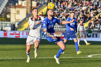 2024-02-03 - Sebastian Walukiewicz (Empoli) fights for the ball against Albert Gudmundsson (Genoa) - EMPOLI FC VS GENOA CFC - ITALIAN SERIE A - SOCCER