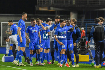 2024-04-06 - Nicolo Cambiaghi (Empoli) celebrates with teammates after scoring the 1-0 goal - EMPOLI FC VS TORINO FC - ITALIAN SERIE A - SOCCER