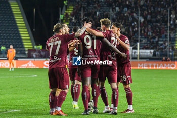 2024-04-06 - Duvan Zapata (Torino) celebrates with teammates after scoring the 1-1 goal - EMPOLI FC VS TORINO FC - ITALIAN SERIE A - SOCCER