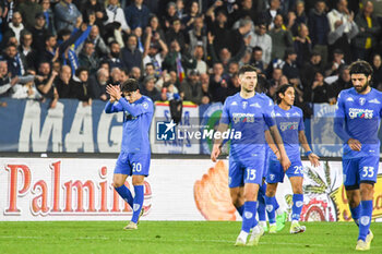 2024-04-06 - Matteo Cancellieri (Empoli) celebrates with teammates after scoring the 2-1 goal - EMPOLI FC VS TORINO FC - ITALIAN SERIE A - SOCCER