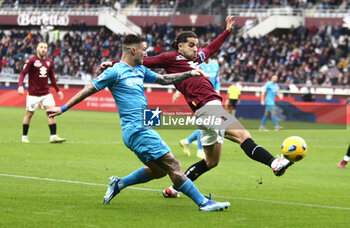 2024-01-07 - Matteo Politano of Sac Napoli and Ricardo Rodriguez of Torino Fc during the Italian Serie A, football match between Juventus Fc and As Roma on 30 December 2023 at Allianz Stadium, Turin, Italy. Photo Nderim Kaceli - TORINO FC VS SSC NAPOLI - ITALIAN SERIE A - SOCCER