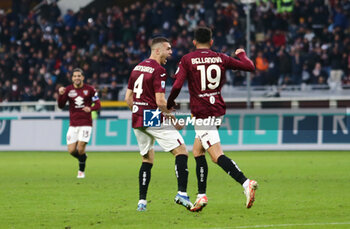 2024-01-07 - Alessandro Buongiorno of Torino Fc celebrating after a goal during the Italian Serie A, football match between Juventus Fc and As Roma on 30 December 2023 at Allianz Stadium, Turin, Italy. Photo Nderim Kaceli - TORINO FC VS SSC NAPOLI - ITALIAN SERIE A - SOCCER