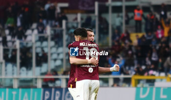 2024-01-07 - Alessandro Buongiorno of Torino Fc celebrating after a goal with Raul Bellanova of Torino Fc during the Italian Serie A, football match between Juventus Fc and As Roma on 30 December 2023 at Allianz Stadium, Turin, Italy. Photo Nderim Kaceli - TORINO FC VS SSC NAPOLI - ITALIAN SERIE A - SOCCER