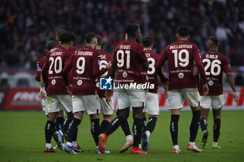 2024-01-07 - Torino fc players celebrating after a goal during the Italian Serie A, football match between Juventus Fc and As Roma on 30 December 2023 at Allianz Stadium, Turin, Italy. Photo Nderim Kaceli - TORINO FC VS SSC NAPOLI - ITALIAN SERIE A - SOCCER