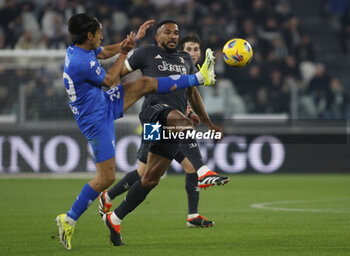 2024-01-27 - Bremer of Juventus and Youssef Maleh of Empoli Fc during the Italian Serie A, football match between Juvetus Fc and Empoli Fc, on 27 January 2024 at Allianz Stadium, Turin, Italy. Photo Nderim Kaceli
 - JUVENTUS FC VS EMPOLI FC - ITALIAN SERIE A - SOCCER