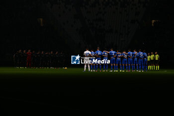 2024-01-27 - Juventus Fc team and Empoli Fc team during 1 minute of silence for the death of Italian legend Gigi Riva during the Italian Serie A, football match between Juvetus Fc and Empoli Fc, on 27 January 2024 at Allianz Stadium, Turin, Italy. Photo Nderim Kaceli
 - JUVENTUS FC VS EMPOLI FC - ITALIAN SERIE A - SOCCER