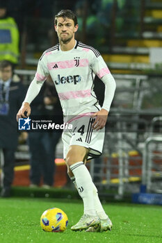 2024-01-07 - Daniele Rugani of Juventus FC in action during Serie A between US Salernitana 1919 vs Juventus FC at Arechi Stadium - US SALERNITANA VS JUVENTUS FC - ITALIAN SERIE A - SOCCER