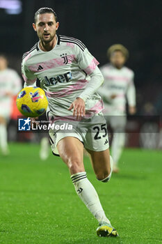 2024-01-07 - Adrien Rabiot of Juventus FC in action during Serie A between US Salernitana 1919 vs Juventus FC at Arechi Stadium - US SALERNITANA VS JUVENTUS FC - ITALIAN SERIE A - SOCCER