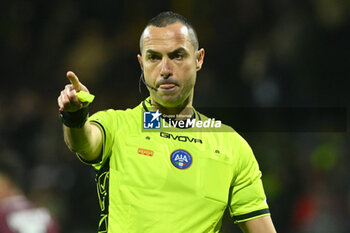 2024-01-07 - Marco Guida the referee during Serie A between US Salernitana 1919 vs Juventus FC at Arechi Stadium - US SALERNITANA VS JUVENTUS FC - ITALIAN SERIE A - SOCCER