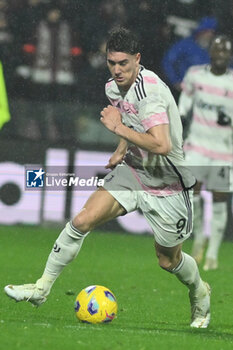 2024-01-07 - Dusan Vlahovic of Juventus FC in action during Serie A between US Salernitana 1919 vs Juventus FC at Arechi Stadium - US SALERNITANA VS JUVENTUS FC - ITALIAN SERIE A - SOCCER