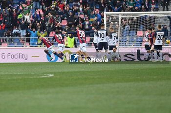 2024-02-11 - Sam Beukema (Bologna Fc) celebrating his goal - BOLOGNA FC VS US LECCE - ITALIAN SERIE A - SOCCER