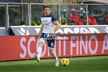 2024-02-11 - Federico Baschirotto (US Lecce) in action - BOLOGNA FC VS US LECCE - ITALIAN SERIE A - SOCCER