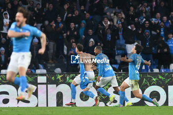 2024-01-13 - Amir Rrahmano of SSC Napoli rejoices after scoring a goal of 2-1 during Serie A between SSC Napoli vs US Salernitana 1919 at Diego Armando Maradona Stadium - SSC NAPOLI VS US SALERNITANA - ITALIAN SERIE A - SOCCER