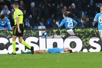 2024-01-13 - Giovanni Simeone of SSC Napoli rejoices after SSC Napoli scoring a goal of 2-1 during Serie A between SSC Napoli vs US Salernitana 1919 at Diego Armando Maradona Stadium - SSC NAPOLI VS US SALERNITANA - ITALIAN SERIE A - SOCCER