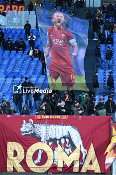 2024-01-20 - Supporters of A.S. Roma during the 21th day of the Serie A Championship between A.S. Roma vs Hellas Verona F.C., 20 January, 2024 at the Olympic Stadium in Rome, Italy. - AS ROMA VS HELLAS VERONA FC - ITALIAN SERIE A - SOCCER