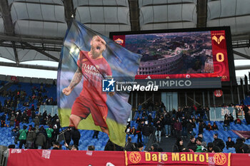 2024-01-20 - Supporters of A.S. Roma during the 21th day of the Serie A Championship between A.S. Roma vs Hellas Verona F.C., 20 January, 2024 at the Olympic Stadium in Rome, Italy. - AS ROMA VS HELLAS VERONA FC - ITALIAN SERIE A - SOCCER