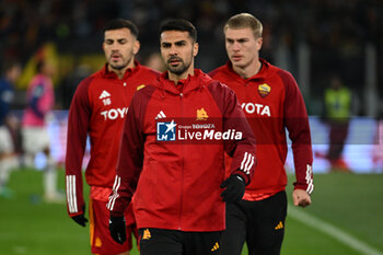 2024-01-20 - Zeki Celik of A.S. Roma during the 21th day of the Serie A Championship between A.S. Roma vs Hellas Verona F.C., 20 January, 2024 at the Olympic Stadium in Rome, Italy. - AS ROMA VS HELLAS VERONA FC - ITALIAN SERIE A - SOCCER