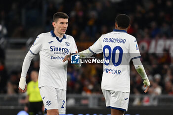 2024-01-20 - Michael Folorunsho of Hellas Verona F.C. celebrates after scoring 2-1 during the 21th day of the Serie A Championship between A.S. Roma vs Hellas Verona F.C., 20 January, 2024 at the Olympic Stadium in Rome, Italy. - AS ROMA VS HELLAS VERONA FC - ITALIAN SERIE A - SOCCER