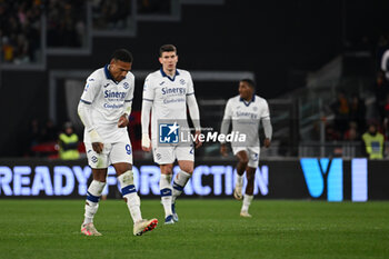 2024-01-20 - Michael Folorunsho of Hellas Verona F.C. celebrates after scoring 2-1 during the 21th day of the Serie A Championship between A.S. Roma vs Hellas Verona F.C., 20 January, 2024 at the Olympic Stadium in Rome, Italy. - AS ROMA VS HELLAS VERONA FC - ITALIAN SERIE A - SOCCER