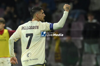2024-01-29 - Lorenzo Pellegrini of AS Roma celebrates after scoring goal during Serie A between US Salernitana 1919 vs AS Roma at Arechi Stadium - US SALERNITANA VS AS ROMA - ITALIAN SERIE A - SOCCER