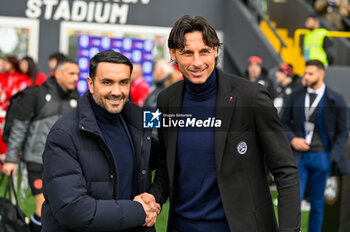 2024-02-03 - Monza’s Head Coach Raffaele Palladito and Udinese's Head Coach Gabriele Cioffi - UDINESE CALCIO VS AC MONZA - ITALIAN SERIE A - SOCCER