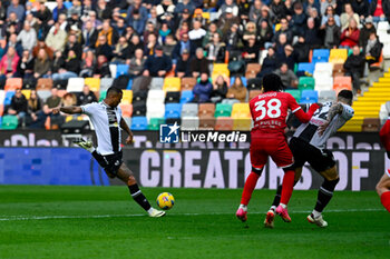 2024-02-03 - Shoot of Udinese's Walace Souza Silva - UDINESE CALCIO VS AC MONZA - ITALIAN SERIE A - SOCCER
