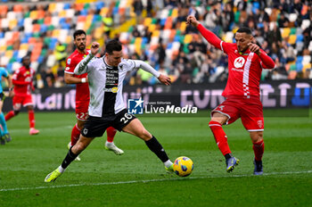 2024-02-03 - Udinese's Florian Thauvin portrait in action - UDINESE CALCIO VS AC MONZA - ITALIAN SERIE A - SOCCER