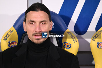2024-02-03 - Zlatan Ibrahimovic during the 23th day of the Serie A Championship between Frosinone Calcio vs A.C. Milan, 3 February 2024 at the Benito Stirpe Stadium, Frosinone, Italy. - FROSINONE CALCIO VS AC MILAN - ITALIAN SERIE A - SOCCER