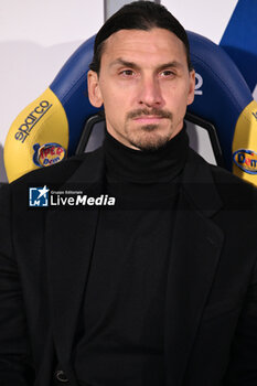 2024-02-03 - Zlatan Ibrahimovic during the 23th day of the Serie A Championship between Frosinone Calcio vs A.C. Milan, 3 February 2024 at the Benito Stirpe Stadium, Frosinone, Italy. - FROSINONE CALCIO VS AC MILAN - ITALIAN SERIE A - SOCCER