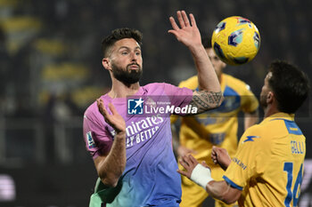 2024-02-03 - Olivier Giroud of A.C. Milan during the 23th day of the Serie A Championship between Frosinone Calcio vs A.C. Milan, 3 February 2024 at the Benito Stirpe Stadium, Frosinone, Italy. - FROSINONE CALCIO VS AC MILAN - ITALIAN SERIE A - SOCCER