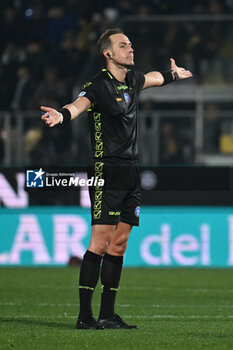 2024-02-03 - Referee Luca Pairetto during the 23th day of the Serie A Championship between Frosinone Calcio vs A.C. Milan, 3 February 2024 at the Benito Stirpe Stadium, Frosinone, Italy. - FROSINONE CALCIO VS AC MILAN - ITALIAN SERIE A - SOCCER