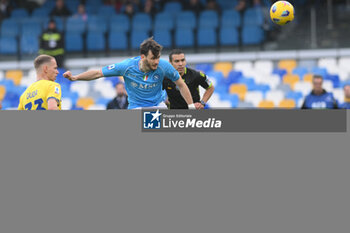 2024-02-04 - Khvicha Kvaratskhelia of SSC Napoli in action during Serie A between SSC Napoli vs Hellas Verona FC at Diego Armando Maradona Stadium - SSC NAPOLI VS HELLAS VERONA FC - ITALIAN SERIE A - SOCCER